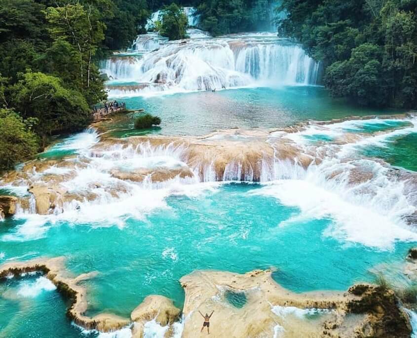  agua azul chiapas Mexico 