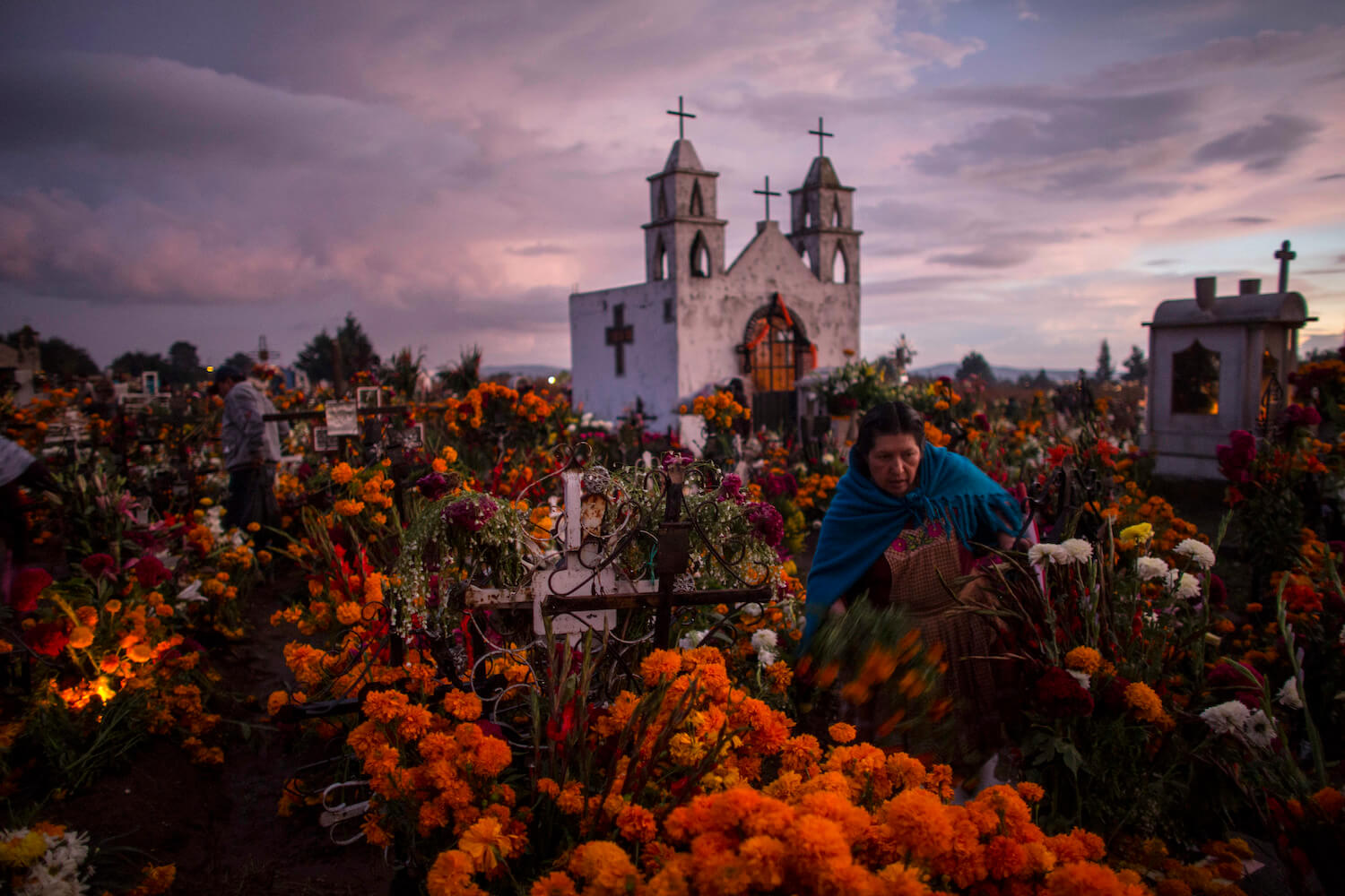 panteones en dia de muertos