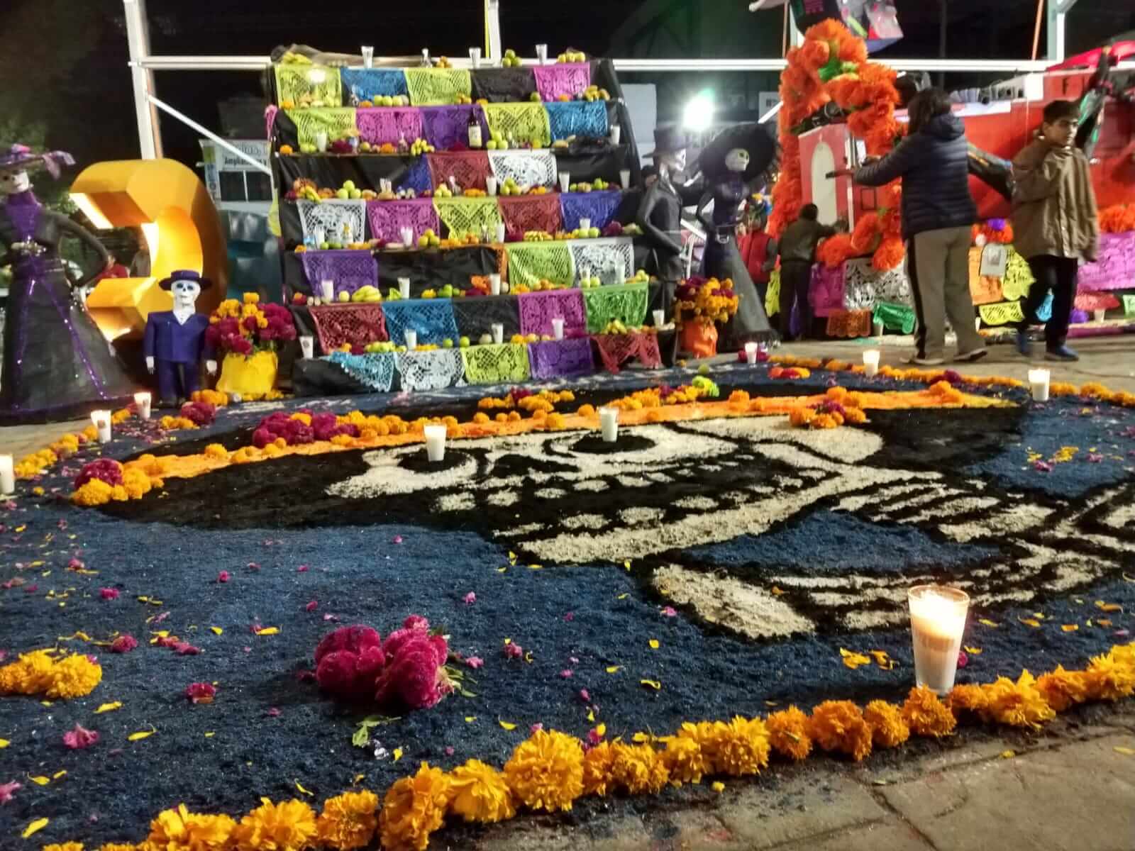 ofrendas y adornos dia de muertos